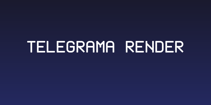 Telegrama Render Social Header