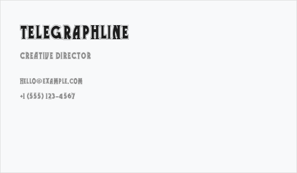 TelegraphLine Business Card