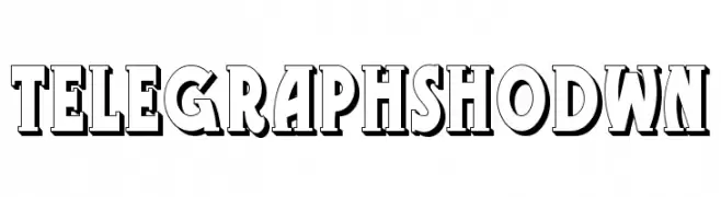 TelegraphShodwn  Frei Schriftart Herunterladen