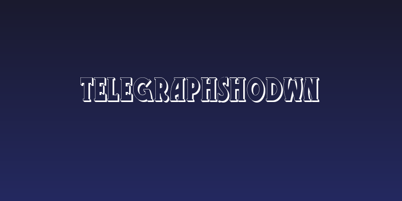 TelegraphShodwn Social Header
