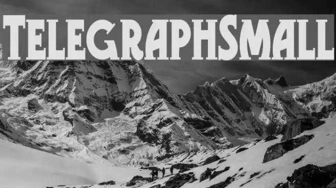 TelegraphSmall Font examples