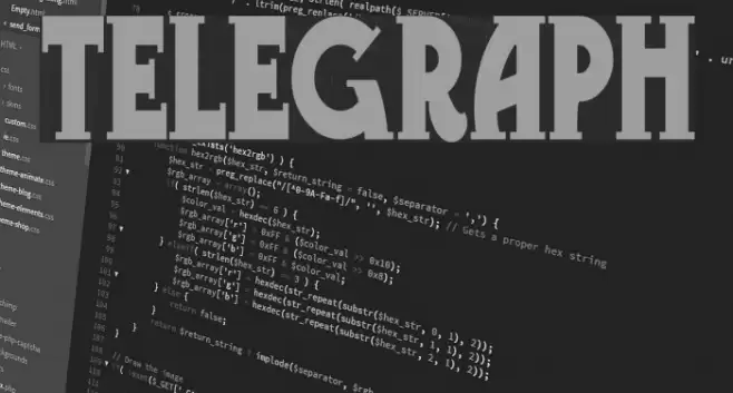 Telegraph Font examples