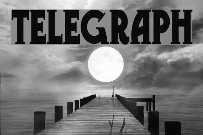 Telegraph Font examples