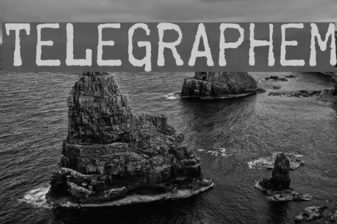 Telegraphem Font examples