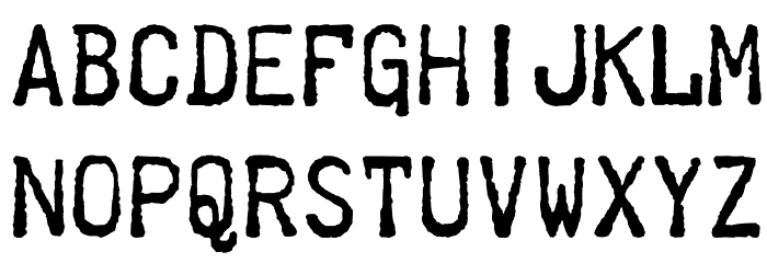 Telegraphem Font LOWERCASE