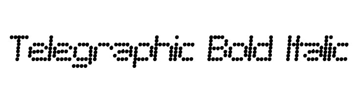 Telegraphic Bold Italic  Descarca Fonturi Gratis
