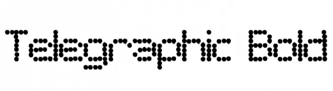 Telegraphic Bold  Frei Schriftart Herunterladen