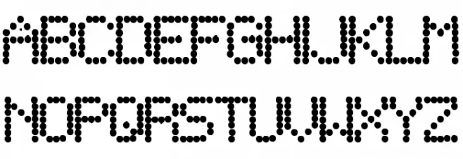 Telegraphic Bold Schriftart Groß