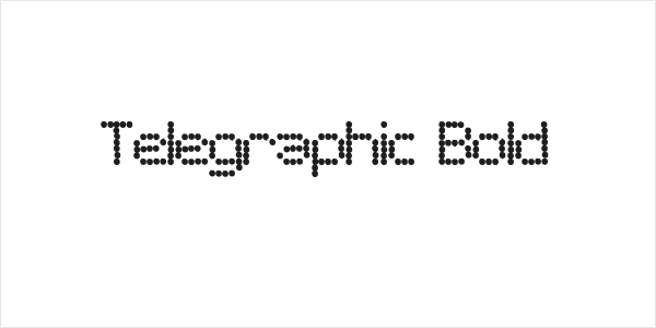 Telegraphic Bold Logo