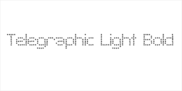 Telegraphic Light Bold Logo