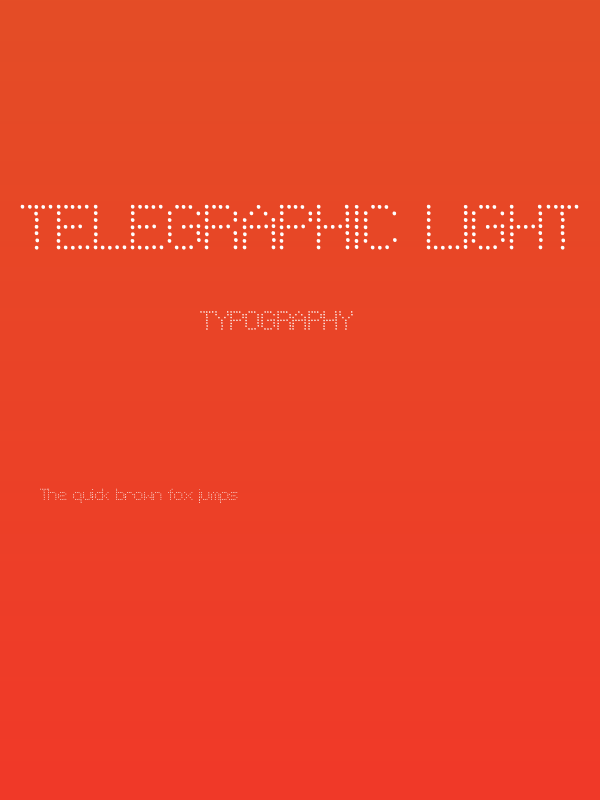 Telegraphic Light Poster