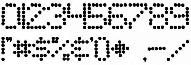 Telegraphic Font OTHER CHARS