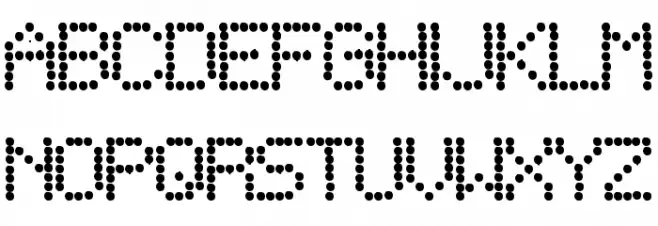 Telegraphic Schriftart Groß
