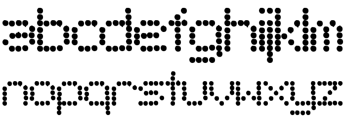 Telegraphic Font LOWERCASE