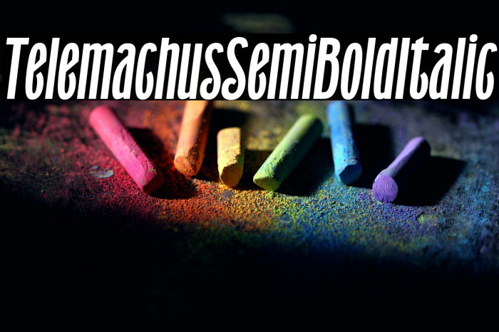 Telemachus Semi Bold Italic Example 1