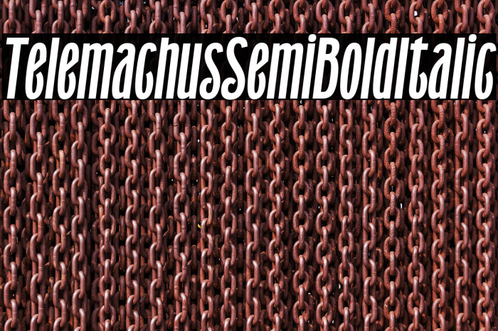 Telemachus Semi Bold Italic Example 3