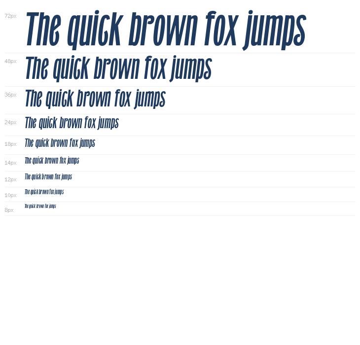 Telemachus Semi Bold Italic Waterfall