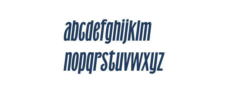 Telemachus Semi Bold Italic Lowercase