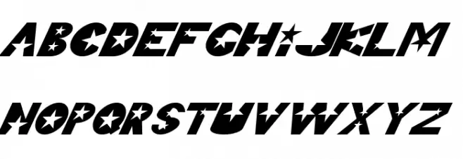 Telemarketing Superstar Italic Font UPPERCASE