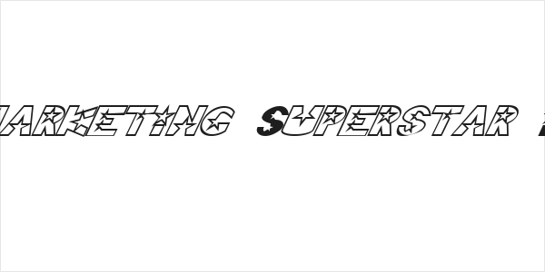 Telemarketing Superstar Italic Logo