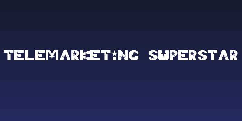 Telemarketing Superstar Social Header
