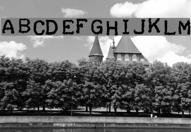 Teleprinter Bold Italic Font examples