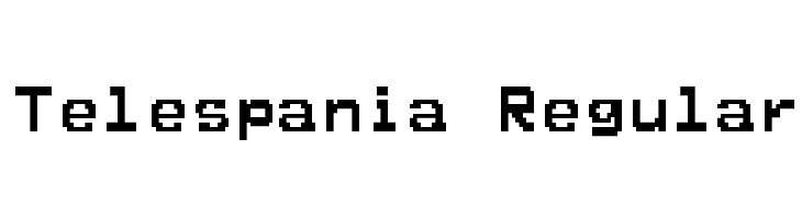 Telespania Regular Font