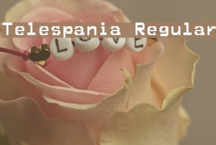 Telespania Regular Font examples