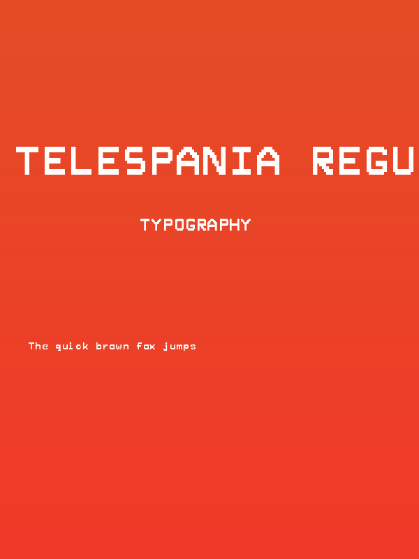 Telespania Regular Poster