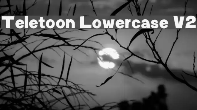 Teletoon Lowercase V2 خط examples