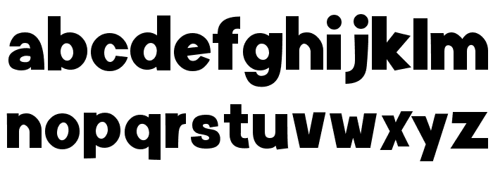 Teletoon Lowercase V2 Font LOWERCASE