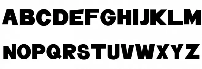 Teletoon Lowercase Шрифта ВЕРХНИЙ