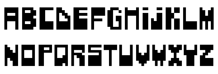 Televideo Font LOWERCASE