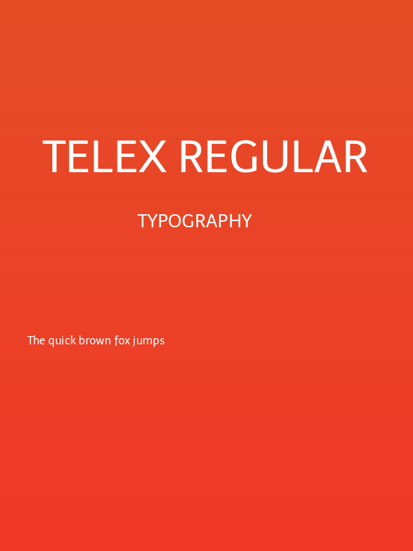 Telex Regular Poster