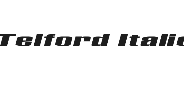 Telford Italic Logo