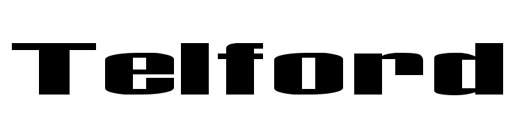 Telford  フリーフォントのダウンロード