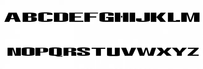 Telford 字体 大写