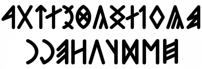 Telihold Schriftart Groß