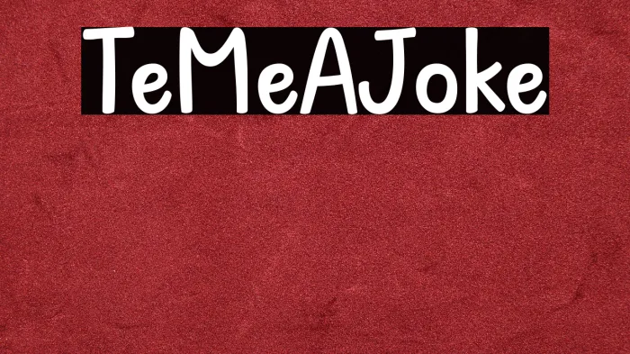 Tell Me A Joke Example 3