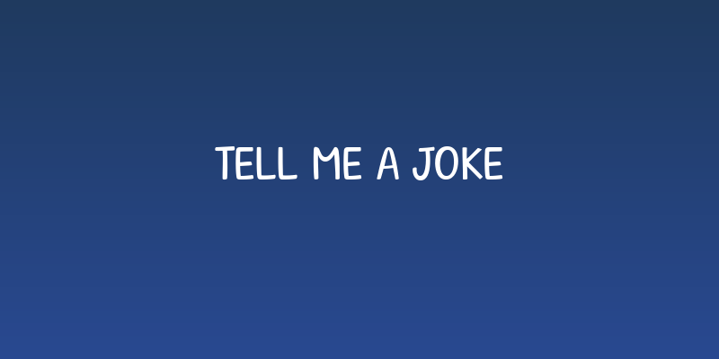 Tell Me A Joke Social Header