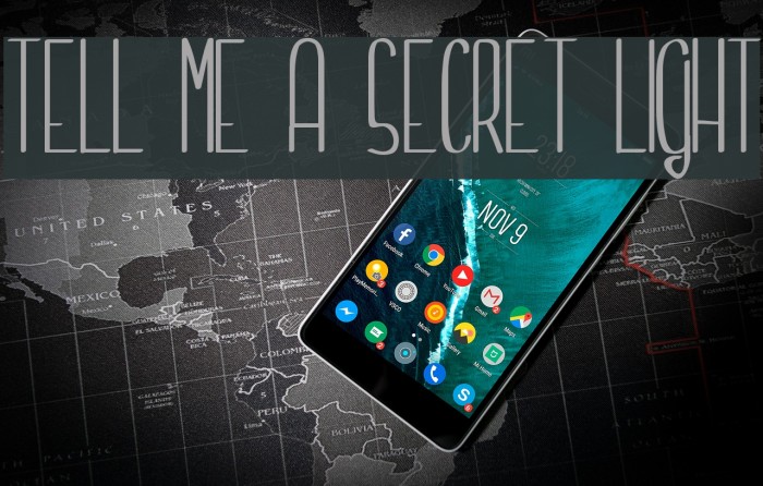 Tell me a secret light Example 1