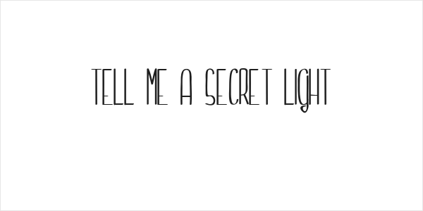 Tell me a secret light Logo