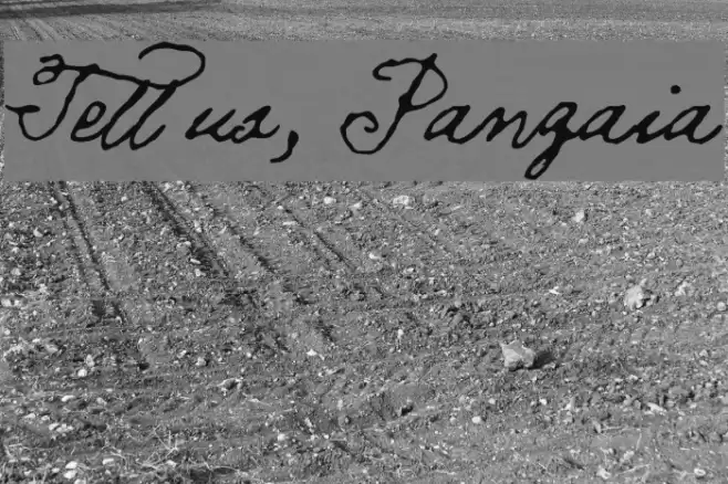 Tell us, Pangaia Font examples