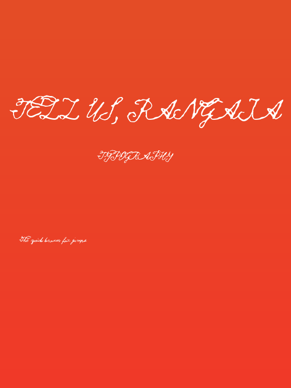 Tell us, Pangaia Poster