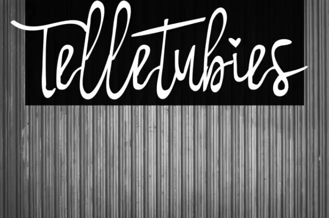 Telletubies Font examples