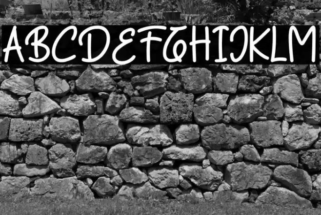 Tello Stick Font examples