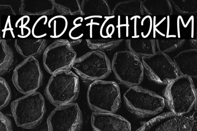 Tello Stick Font examples