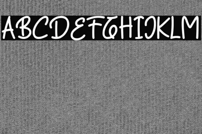 Tello Stick Font examples