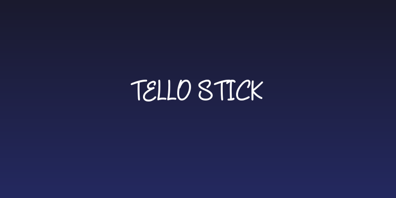 Tello Stick Social Header