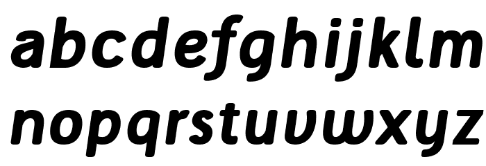 Tellural Alt Bold Italic Font LOWERCASE
